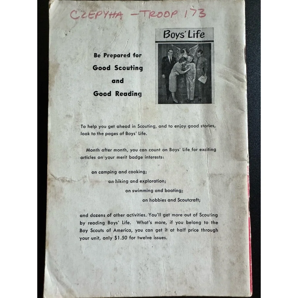 2  Vintage Boy Scouts Of America Merit Badge‎ Series Books - Cooking & First Aid